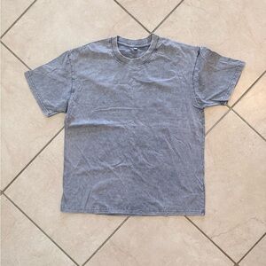 SHEIN Charcoal Short Sleeve Tee